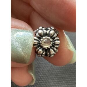 retired Pandora "Birthday Blooms" charm ALE 925 Sterling Silver